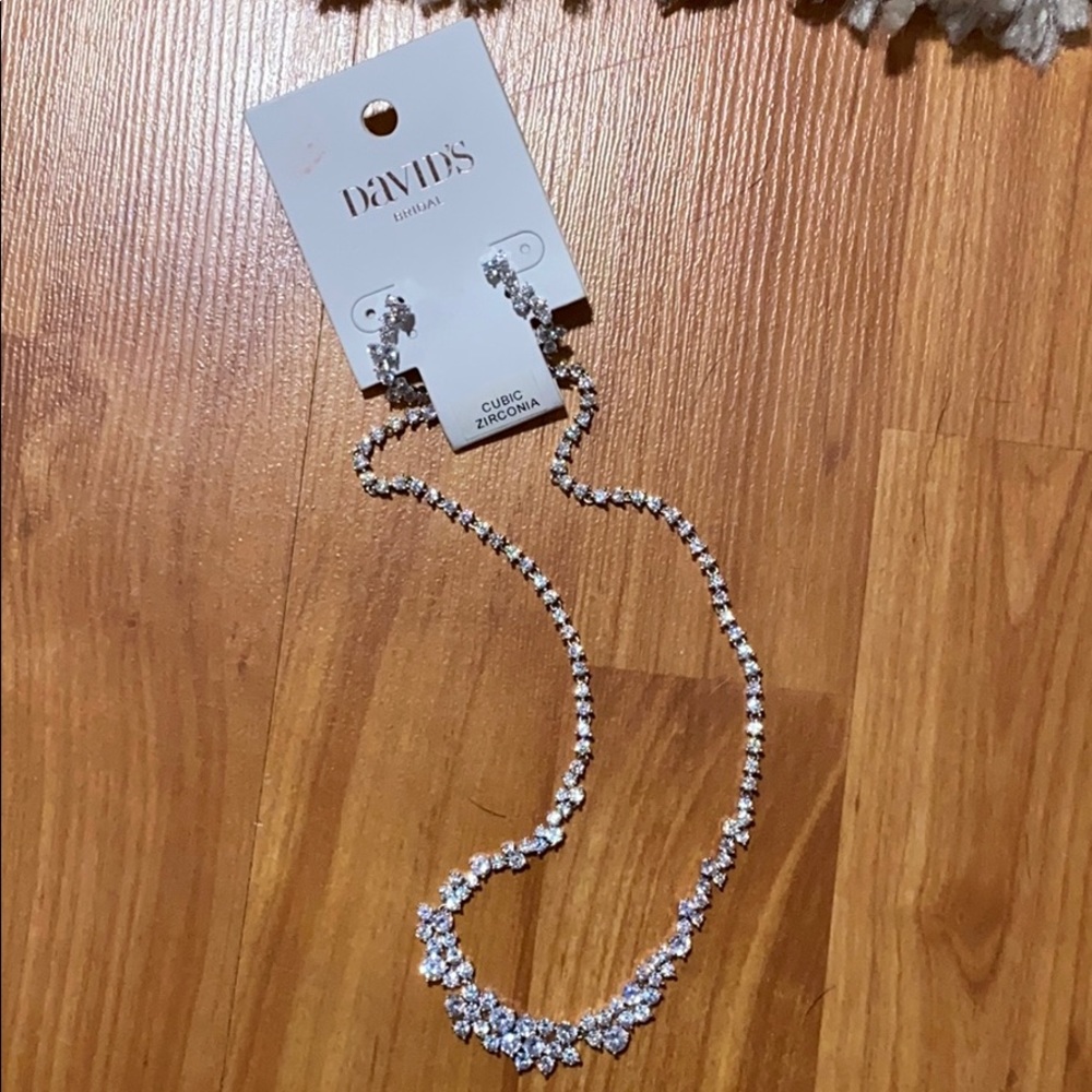 David’s bridal Necklace and Earrings